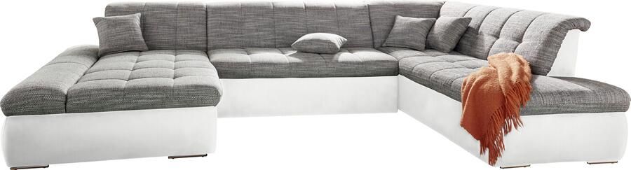 DOMO collection Zithoek Moric Luxus incl. sierkussen U-vorm tot 140 kg per zitplaats belastbaar XXL B D H: 353 216 80 cm - Foto 4