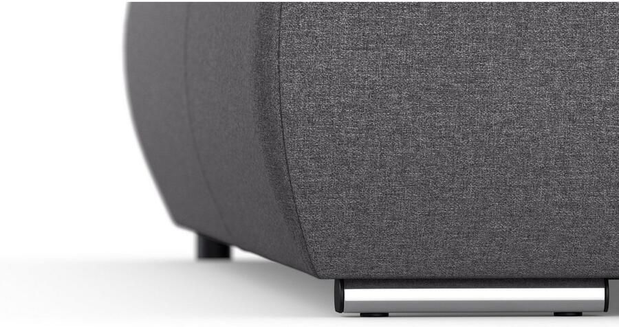 DOMO collection Zithoek Moric U-vorm ook in cord in xxl-formaat naar keuze met slaapfunctie en verstelbare armleuning - Foto 3