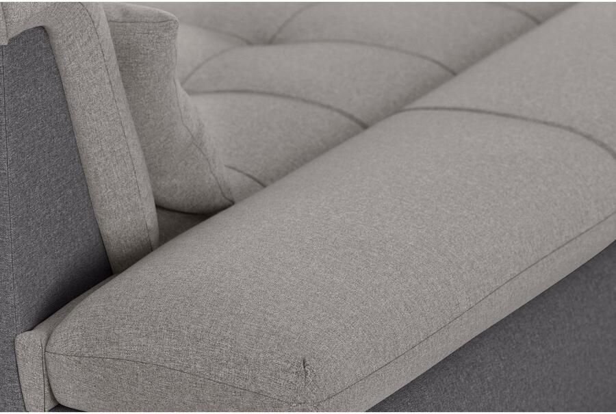 DOMO collection Zithoek Moric U-vorm ook in cord in xxl-formaat naar keuze met slaapfunctie en verstelbare armleuning