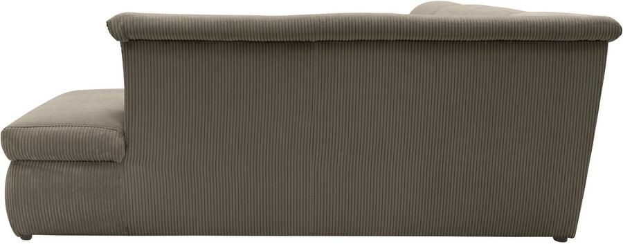 DOMO collection Zithoek Moric U-vorm ook in cord in xxl-formaat naar keuze met slaapfunctie en verstelbare armleuning - Foto 3