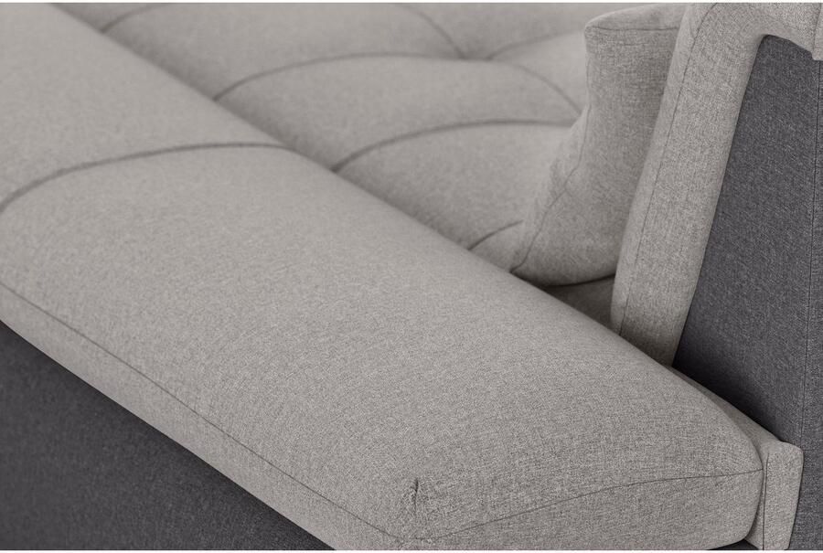 DOMO collection Zithoek Moric U-vorm ook in cord in xxl-formaat naar keuze met slaapfunctie en verstelbare armleuning - Foto 2