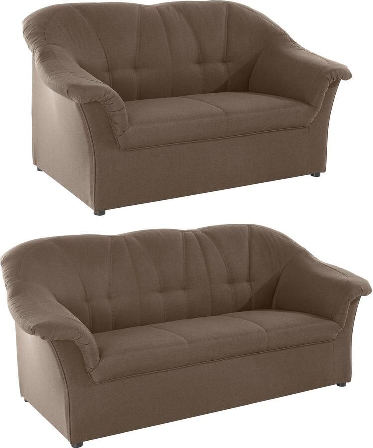 DOMO collection Zithoek Pegnitz 3-zits & 2-zits set (set) - Foto 2