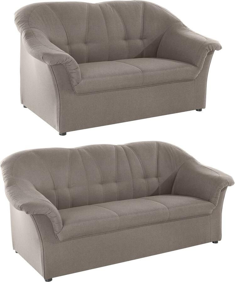 DOMO collection Zithoek Pegnitz 3-zits & 2-zits set (set) - Foto 2