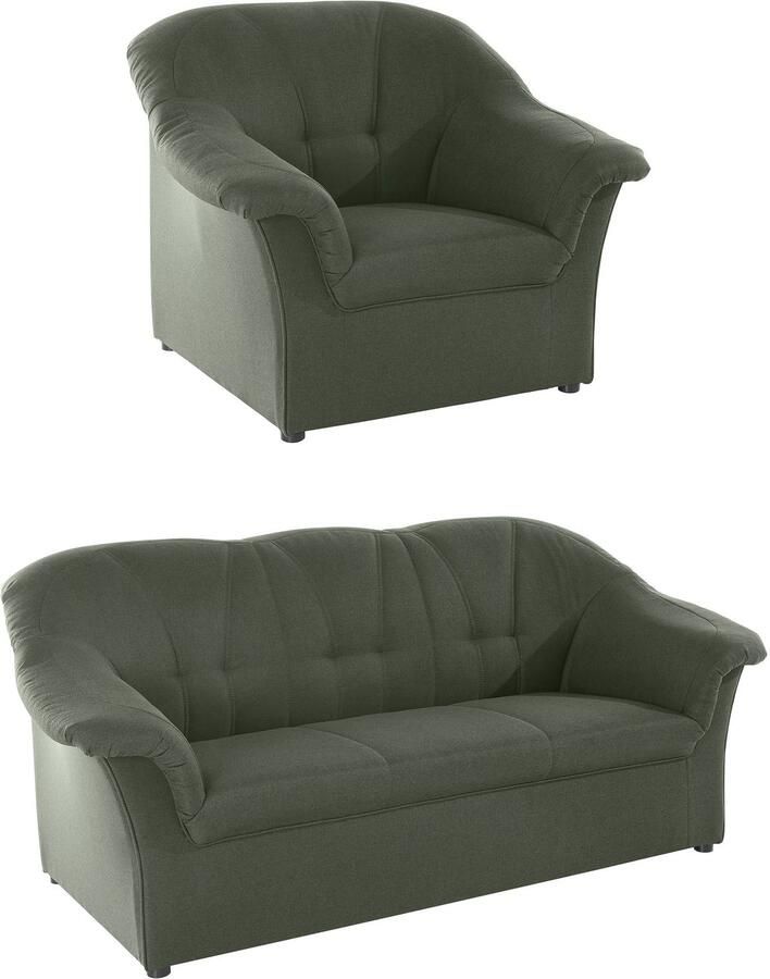 DOMO collection Zithoek Pegnitz Fauteuil en 3-zits (set) - Foto 3