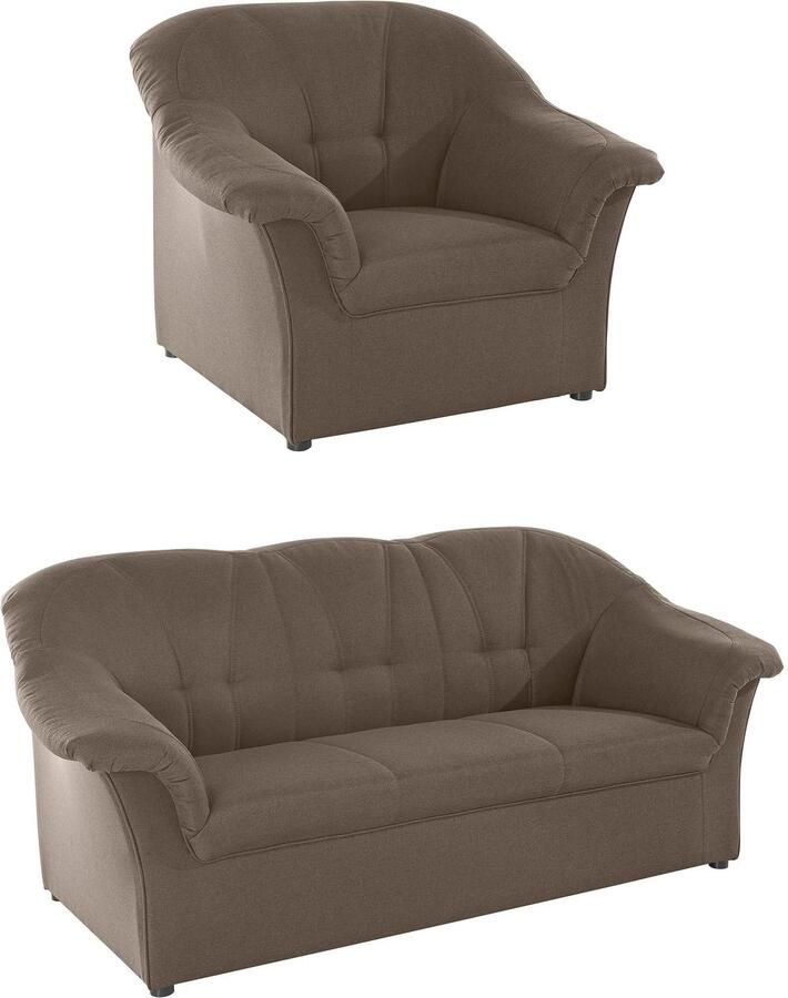 DOMO collection Zithoek Pegnitz Fauteuil en 3-zits (set) - Foto 3