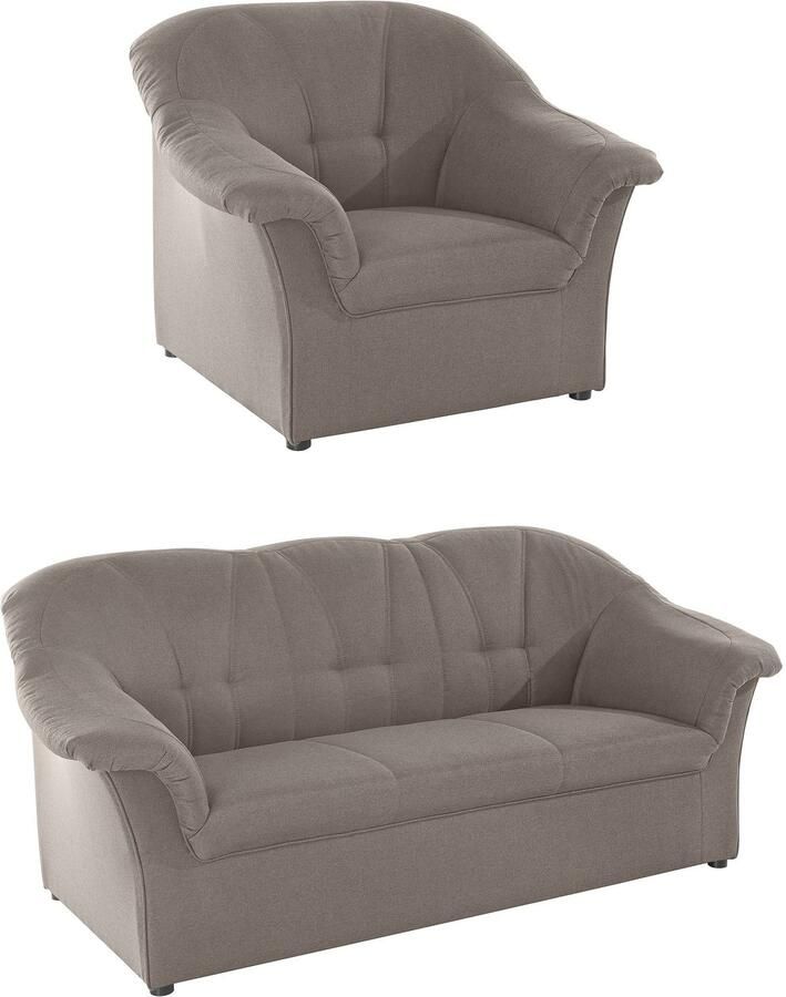 DOMO collection Zithoek Pegnitz Fauteuil en 3-zits (set) - Foto 3