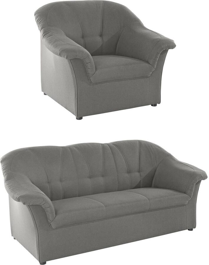 DOMO collection Zithoek Pegnitz Fauteuil en 3-zits (set) - Foto 3