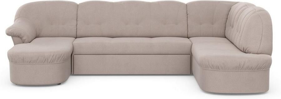 DOMO collection Zithoek Pegnitz tijdloos en modern met aantrekkelijke rugstepping U-vorm