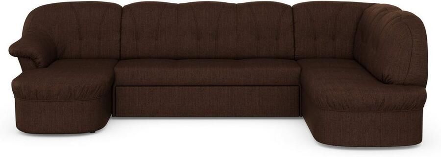 DOMO collection Zithoek Pegnitz tijdloos en modern met aantrekkelijke rugstepping U-vorm