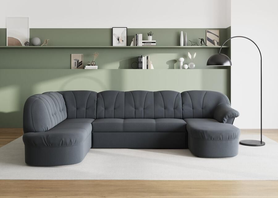 DOMO collection Zithoek Pegnitz tijdloos en modern met aantrekkelijke rugstepping U-vorm - Foto 2