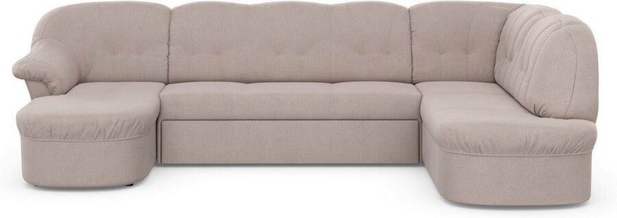 DOMO collection Zithoek Pegnitz tijdloos en modern met aantrekkelijke rugstepping U-vorm