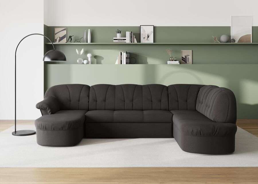 DOMO collection Zithoek Pegnitz tijdloos en modern met aantrekkelijke rugstepping U-vorm - Foto 2