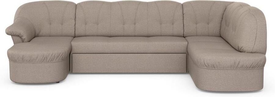 DOMO collection Zithoek Pegnitz tijdloos en modern met aantrekkelijke rugstepping U-vorm