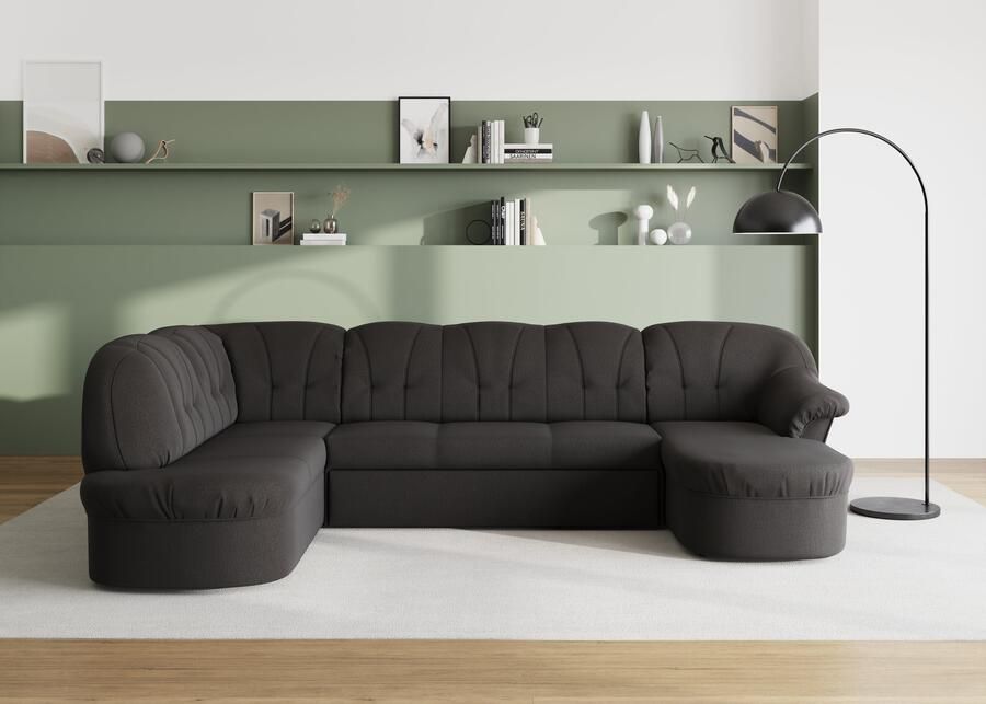 DOMO collection Zithoek Pegnitz tijdloos en modern met aantrekkelijke rugstepping U-vorm - Foto 2