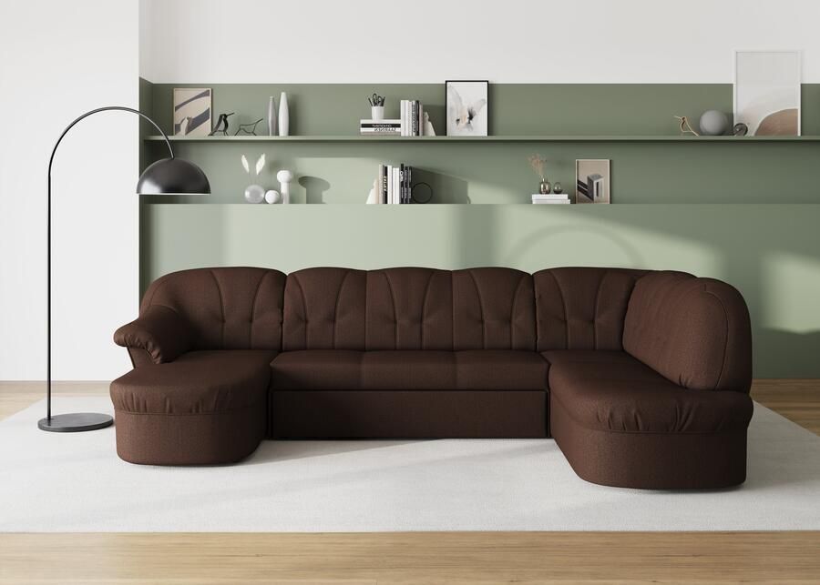 DOMO collection Zithoek Pegnitz tijdloos en modern met aantrekkelijke rugstepping U-vorm - Foto 2