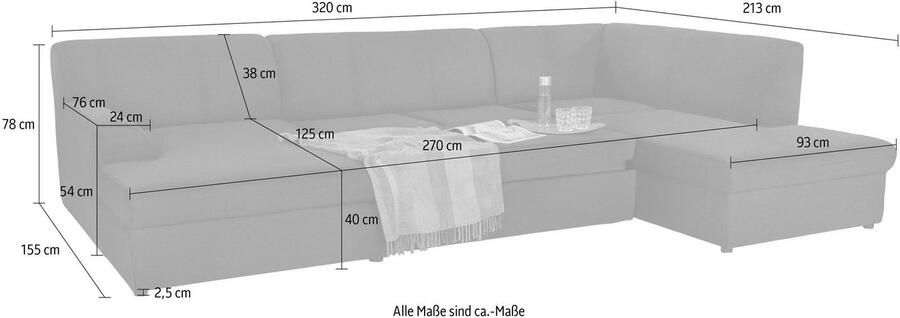 DOMO collection Zithoek Topper elegant en tijdloos comfortabel U-vorm - Foto 4