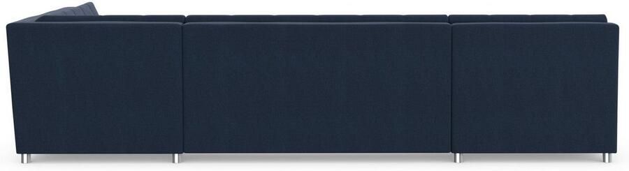 DOMO collection Zithoek Treviso inclusief sierkussen moderne stiksels XXL: B D H: 364 201 83 cm naar keuze met slaapfunctie in vele soorten bekleding ook in cord u-model - Foto 7