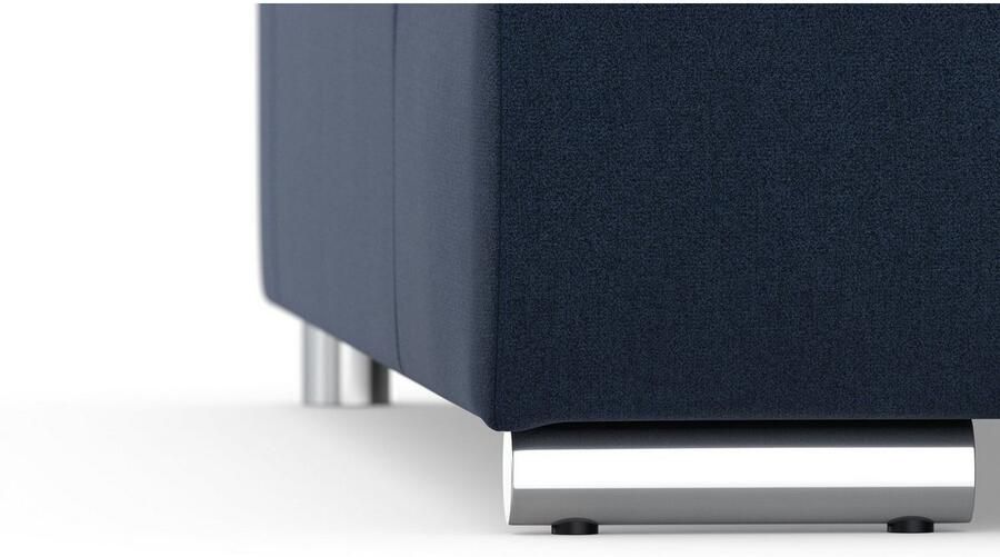 DOMO collection Zithoek Treviso inclusief sierkussen moderne stiksels XXL: B D H: 364 201 83 cm naar keuze met slaapfunctie in vele soorten bekleding ook in cord u-model