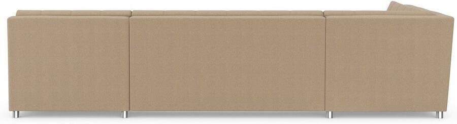 DOMO collection Zithoek Treviso inclusief sierkussen moderne stiksels XXL: B D H: 364 201 83 cm naar keuze met slaapfunctie in vele soorten bekleding ook in cord u-model - Foto 6