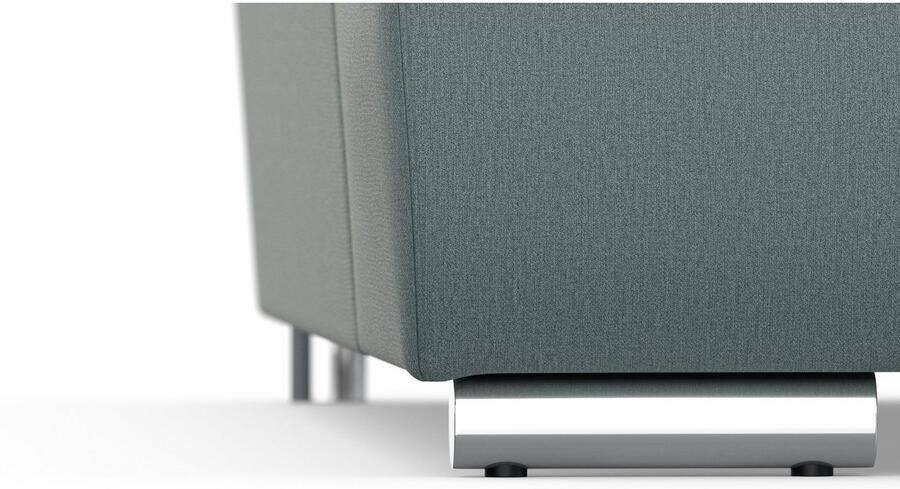 DOMO collection Zithoek Treviso inclusief sierkussen moderne stiksels XXL: B D H: 364 201 83 cm naar keuze met slaapfunctie in vele soorten bekleding ook in cord u-model