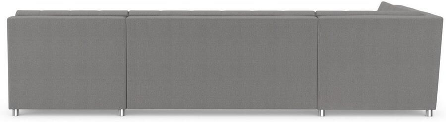 DOMO collection Zithoek Treviso inclusief sierkussen moderne stiksels XXL: B D H: 364 201 83 cm naar keuze met slaapfunctie in vele soorten bekleding ook in cord u-model - Foto 6