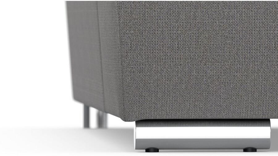 DOMO collection Zithoek Treviso inclusief sierkussen moderne stiksels XXL: B D H: 364 201 83 cm naar keuze met slaapfunctie in vele soorten bekleding ook in cord u-model