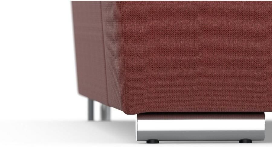 DOMO collection Zithoek Treviso inclusief sierkussen moderne stiksels XXL: B D H: 364 201 83 cm naar keuze met slaapfunctie in vele soorten bekleding ook in cord u-model