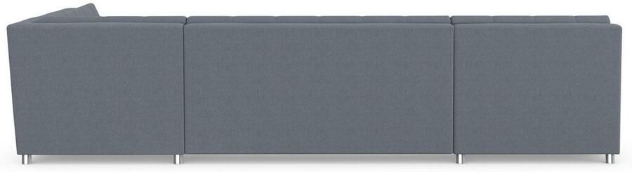 DOMO collection Zithoek Treviso inclusief sierkussen moderne stiksels XXL: B D H: 364 201 83 cm naar keuze met slaapfunctie in vele soorten bekleding ook in cord u-model - Foto 6