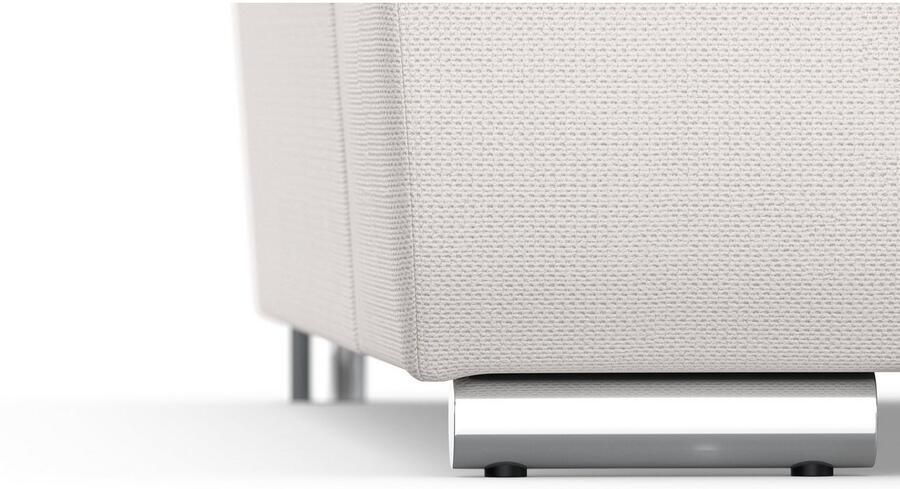 DOMO collection Zithoek Treviso inclusief sierkussen moderne stiksels XXL: B D H: 364 201 83 cm naar keuze met slaapfunctie in vele soorten bekleding ook in cord u-model