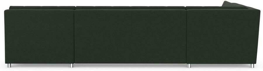 DOMO collection Zithoek Treviso inclusief sierkussen moderne stiksels XXL: B D H: 364 201 83 cm naar keuze met slaapfunctie in vele soorten bekleding ook in cord u-model - Foto 7