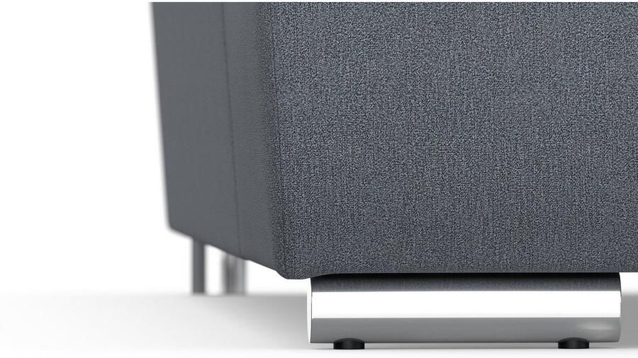 DOMO collection Zithoek Treviso inclusief sierkussen moderne stiksels XXL: B D H: 364 201 83 cm naar keuze met slaapfunctie in vele soorten bekleding ook in cord u-model