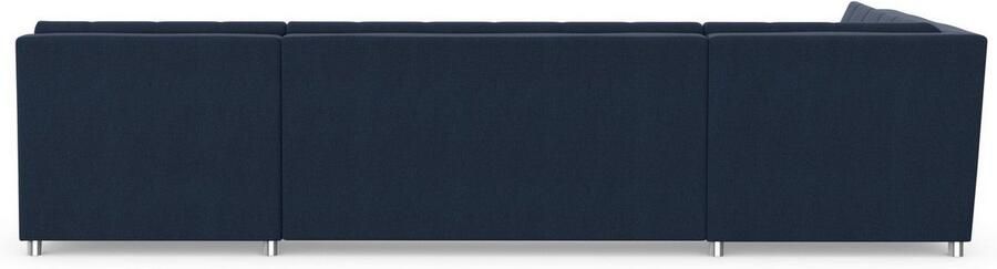 DOMO collection Zithoek Treviso inclusief sierkussen moderne stiksels XXL: B D H: 364 201 83 cm naar keuze met slaapfunctie in vele soorten bekleding ook in cord u-model - Foto 7