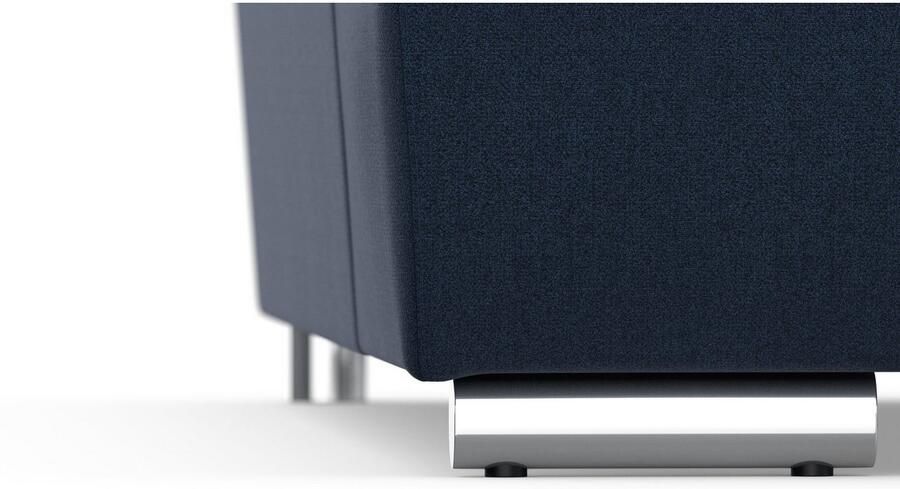 DOMO collection Zithoek Treviso inclusief sierkussen moderne stiksels XXL: B D H: 364 201 83 cm naar keuze met slaapfunctie in vele soorten bekleding ook in cord u-model