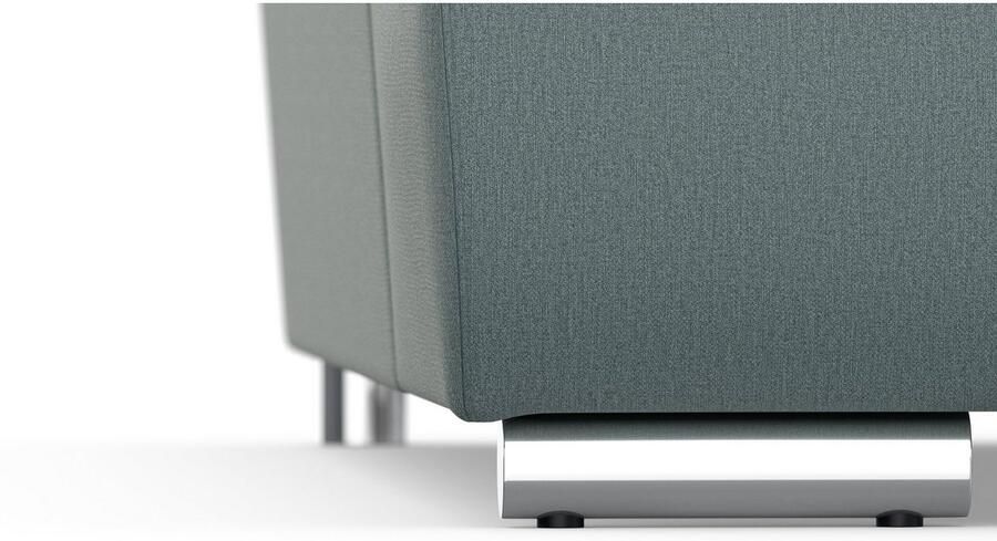 DOMO collection Zithoek Treviso inclusief sierkussen moderne stiksels XXL: B D H: 364 201 83 cm naar keuze met slaapfunctie in vele soorten bekleding ook in cord u-model