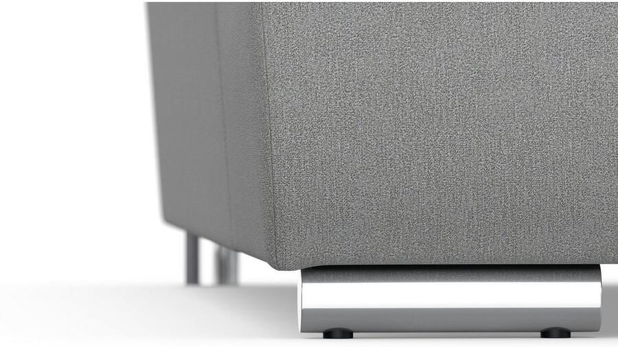 DOMO collection Zithoek Treviso inclusief sierkussen moderne stiksels XXL: B D H: 364 201 83 cm naar keuze met slaapfunctie in vele soorten bekleding ook in cord u-model