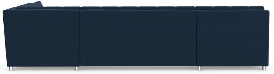 DOMO collection Zithoek Treviso inclusief sierkussen moderne stiksels XXL: B D H: 364 201 83 cm naar keuze met slaapfunctie in vele soorten bekleding ook in cord u-model - Foto 6