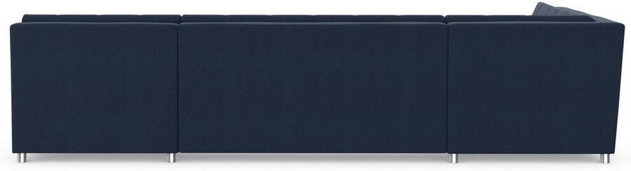 DOMO collection Zithoek Treviso inclusief sierkussen moderne stiksels XXL: B D H: 364 201 83 cm naar keuze met slaapfunctie in vele soorten bekleding ook in cord u-model - Foto 6