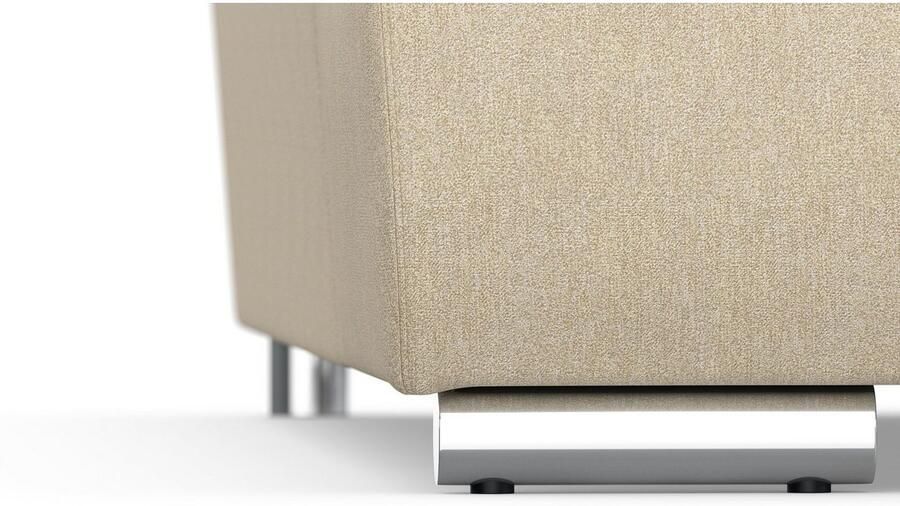 DOMO collection Zithoek Treviso inclusief sierkussen moderne stiksels XXL: B D H: 364 201 83 cm naar keuze met slaapfunctie in vele soorten bekleding ook in cord u-model