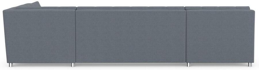 DOMO collection Zithoek Treviso inclusief sierkussen moderne stiksels XXL: B D H: 364 201 83 cm naar keuze met slaapfunctie in vele soorten bekleding ook in cord u-model - Foto 7