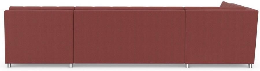 DOMO collection Zithoek Treviso inclusief sierkussen moderne stiksels XXL: B D H: 364 201 83 cm naar keuze met slaapfunctie in vele soorten bekleding ook in cord u-model - Foto 6