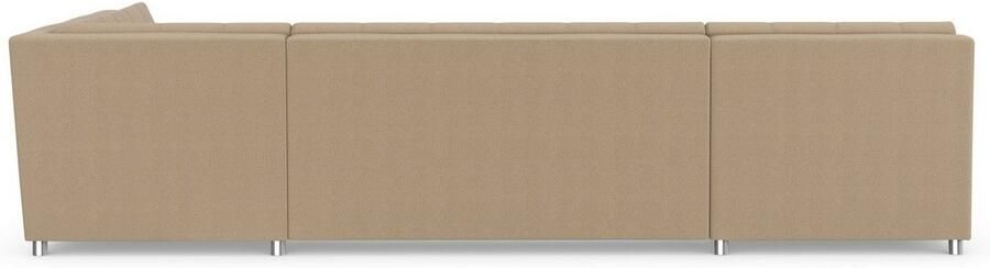 DOMO collection Zithoek Treviso inclusief sierkussen moderne stiksels XXL: B D H: 364 201 83 cm naar keuze met slaapfunctie in vele soorten bekleding ook in cord u-model - Foto 7