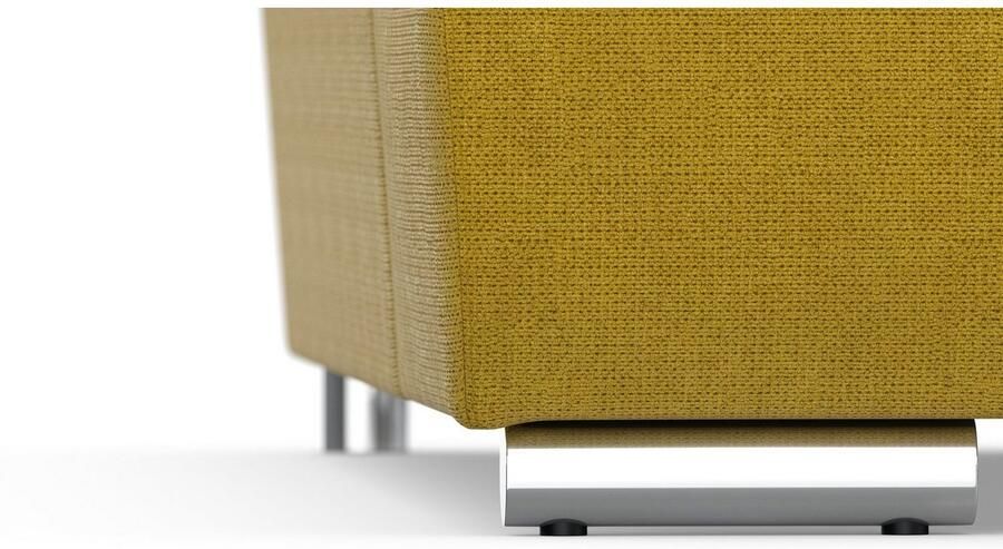 DOMO collection Zithoek Treviso inclusief sierkussen moderne stiksels XXL: B D H: 364 201 83 cm naar keuze met slaapfunctie in vele soorten bekleding ook in cord u-model