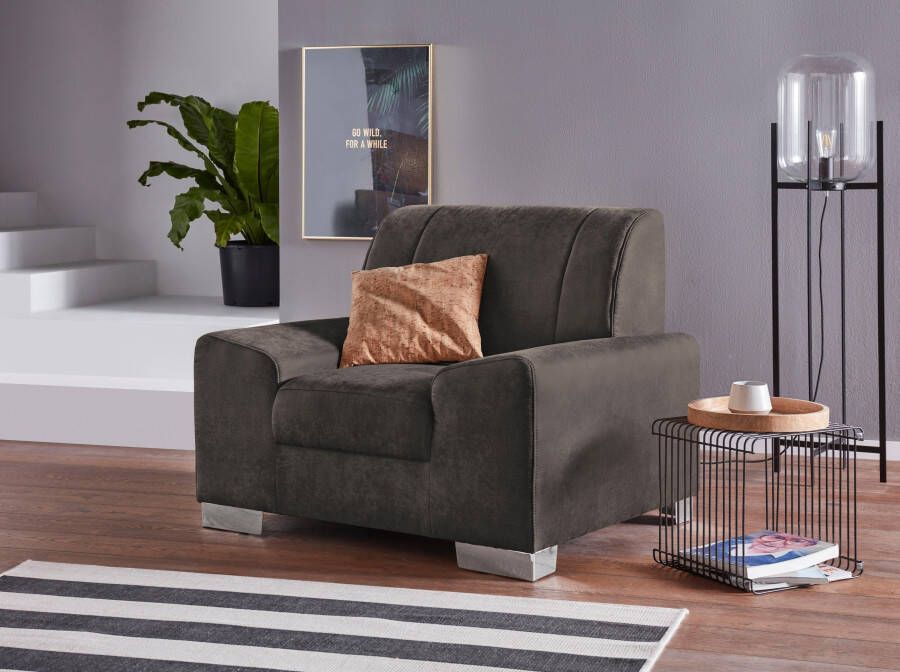 DOMO collection Fauteuil Anzio optioneel met veerkern