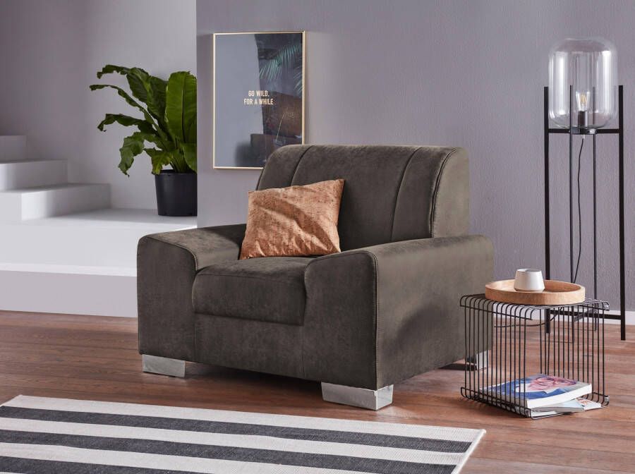 DOMO collection Fauteuil Anzio optioneel met veerkern