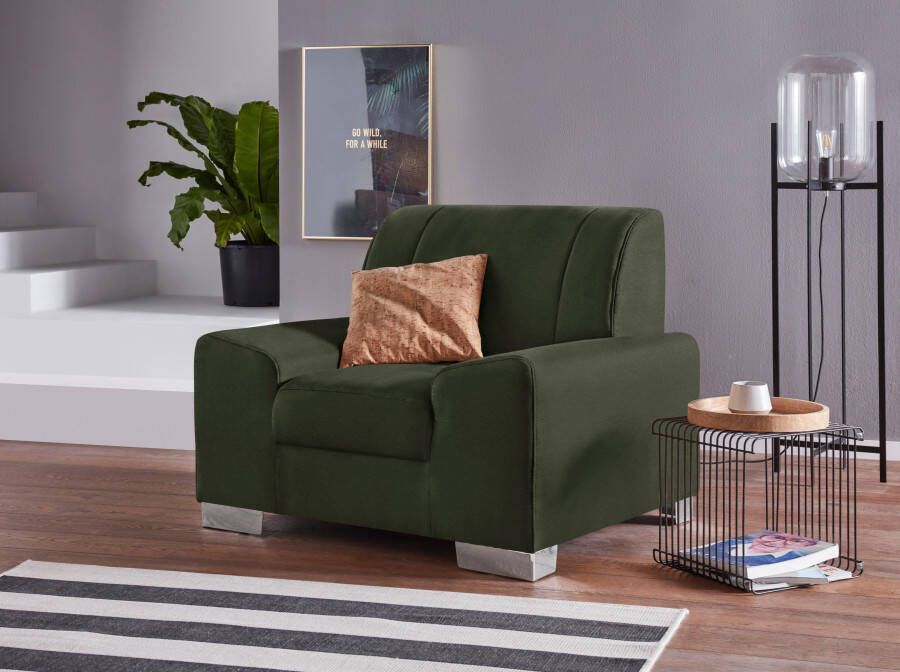 DOMO collection Fauteuil Anzio optioneel met veerkern