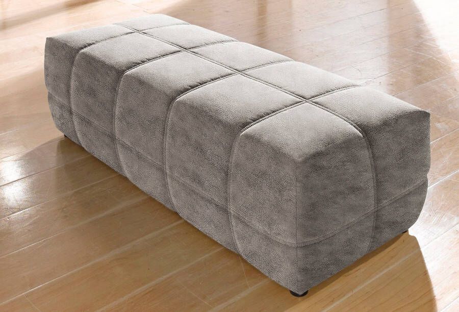 DOMO collection Hocker BRANDON grote uitvoering passend bij 'brandon' ook in cord - Foto 4