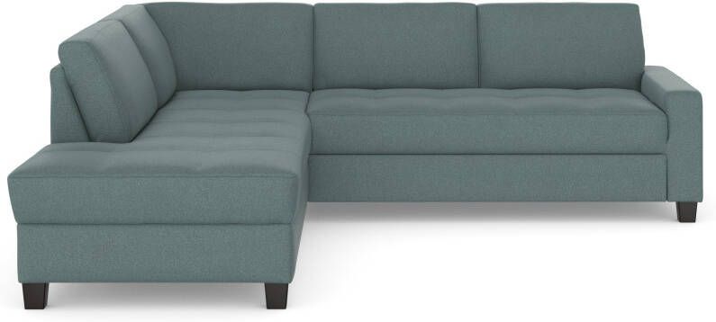 DOMO collection Hoekbank Florentina tijdloos en elegant zitnaden als designelement L-vorm keuze met slaapfunctie met contrastnaad comfortabele zithoogte 47 cm - Foto 13
