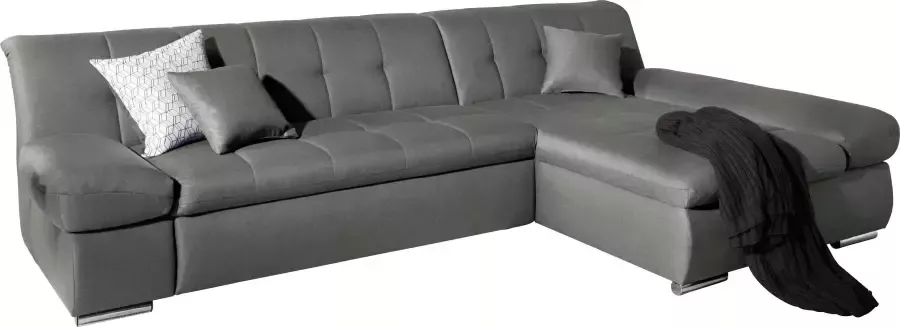 DOMO collection Hoekbank Mona optioneel met bedfunctie