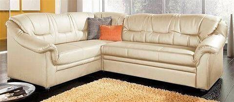 DOMO collection Hoekbank Montana tijdloze rugsteppingen comfortabele armleuningen L-vorm