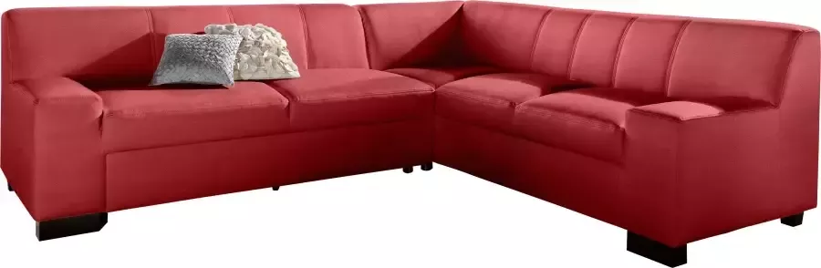 DOMO collection Hoekbank Norma optioneel met bedfunctie